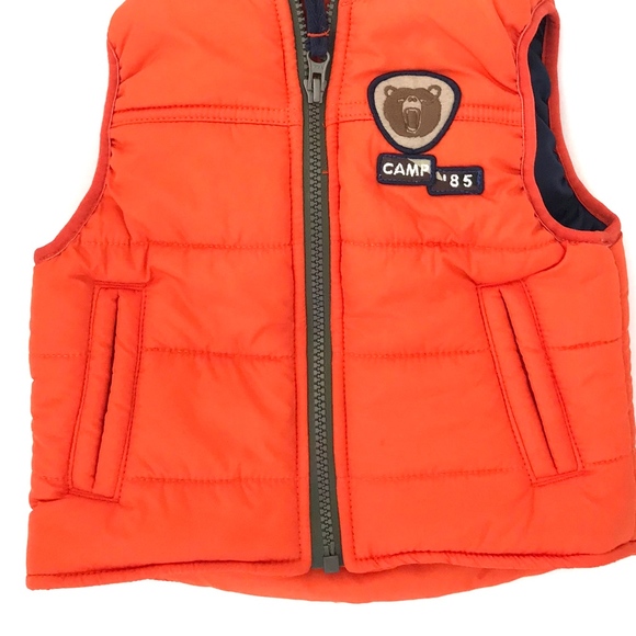 Carter's Orange Puffer Vest - Picture 2 of 5